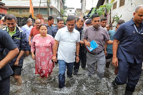 असम: सीएम हिमंत बिस्वा सरमा ने जलभराव के लिए डीटीपी नाले के अतिक्रमण को जिम्मेदार ठहराया