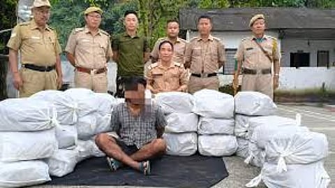 अरुणाचल: भालुकपोंग पुलिस ने बड़ी मात्रा में मादक पदार्थ जब्त किया