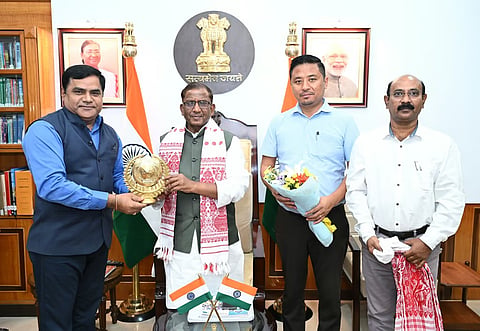 असम: राज्यपाल लक्ष्मण प्रसाद आचार्य को एनवाईएफ 2025 में अधिक भागीदारी की उम्मीद