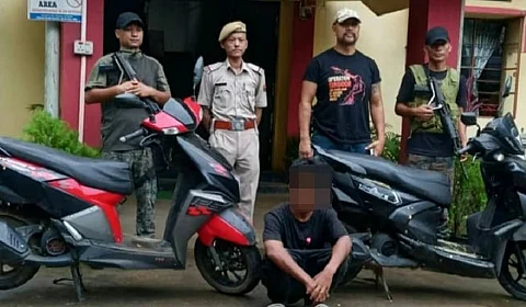 मेघालय: चोरी हुए स्कूटर बरामद, आरोपी गिरफ्तार