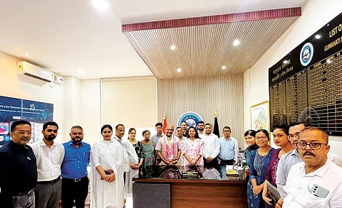 गुवाहाटी: जीएमसी के प्रोफेसर राजीब शॉ ने हीटवेव और जलवायु लचीलेपन पर चर्चा की