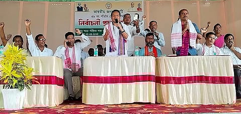 असम: ओरांग में चुनावी सभा में 40 नए सदस्य भाजपा में शामिल हुए