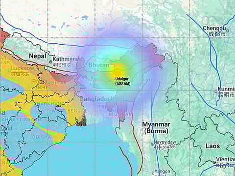 असम: 5.8 तीव्रता का भूकंप, तीन झटके महसूस किए गए