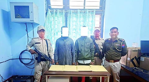 मणिपुर: मादक पदार्थों के तस्करों से हथियार और गोला-बारूद बरामद