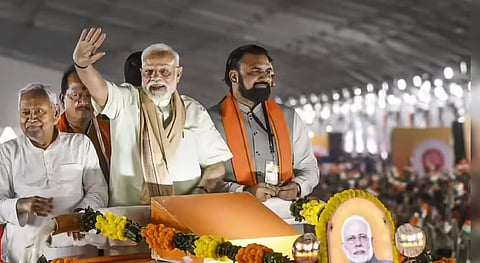 एनडीए को महागठबंधन से 10% ज़्यादा वोट मिले; बिहार विकास के लिए तरस रहा है: पीएम मोदी