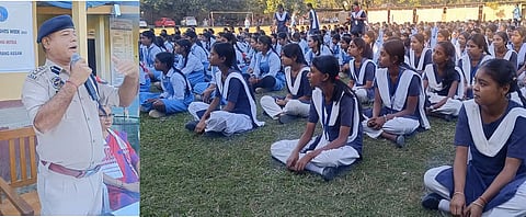 असम: दरंग एसएसपी ने बाल अधिकारों पर छात्राओं को किया संबोधित