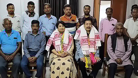 जीएसपी : हेमप्रभा देवी द्वारा बीटीसी सदस्य के रूप में शपथ ; बिजनी में भव्य स्वागत