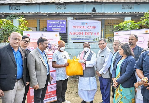 गुवाहाटी: लोक भवन ने टीबी मुक्त भारत स्वास्थ्य शिविर के साथ मनाया असम दिवस