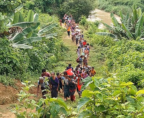 मिज़ोरम में म्यांमार और बांग्लादेशी शरणार्थियों का बायोमेट्रिक पंजीकरण जारी