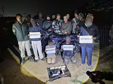 अंतरराज्यीय सीमा पर बड़ी कार्रवाई: 11,000 याबा टैबलेट बरामद, दो तस्कर गिरफ्तार