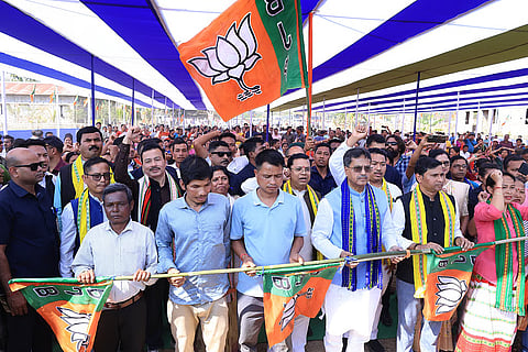 मनिक साहा ने टिप्रालैंड मांग की निंदा, 215 जनजाति सदस्य भाजपा में शामिल