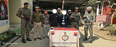 मणिपुर पुलिस की कार्रवाई में गिरफ्तारियां, हथियार और विस्फोटक भी बरामद