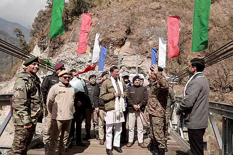 संजय सेठ ने उत्तरी सिक्किम में बहाल चुंगथांग-लाचेन एक्सिस का उद्घाटन किया