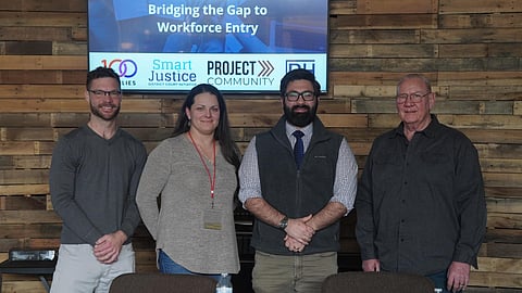 Miles Crawford,
Regional Development & Operations Manager
DPI Staffing; Rebekah Cox,
Program Manager
ACOM Division of Workforce Connections Employment Services; Stephen Houserman,
Economic Development Director
City of Clarksville; Rex Denning,
Strategic Operations Manager
Red Wing Shoes