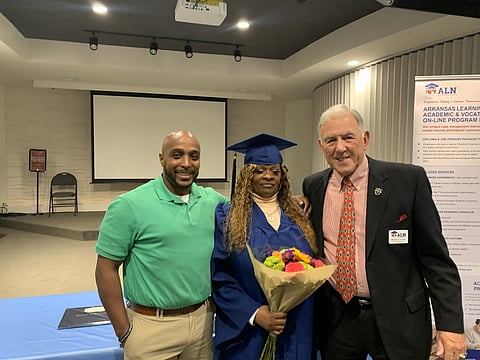 Julius Buie, Court Coordinator for the Smart Justice District Court Initiative, Rochelle Allen, and Michael O’Leary, School Director