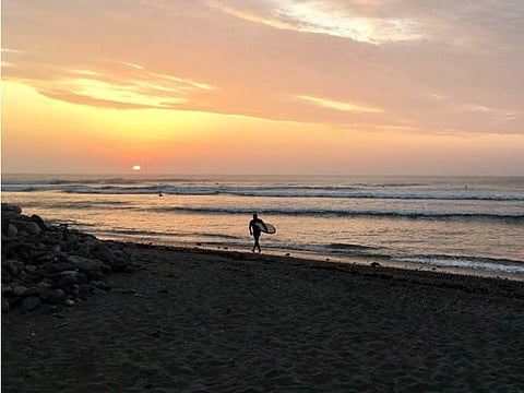 Sunset in Huanchaco Peru
