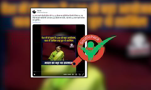 Screengrab of the X post.