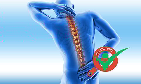 Can a compress spray cure chronic Lumbar spine?