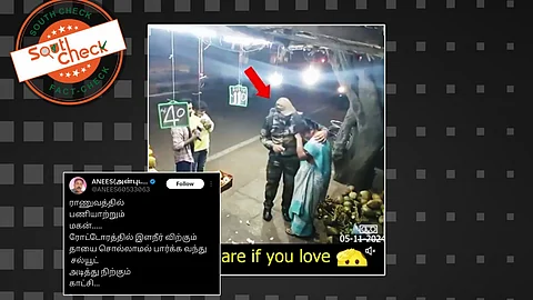 சாலையோரம் இளநீர் விற்கும் தனது தாயை சந்தித்த ராணுவ வீரர்