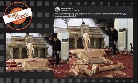 Fact Check: ലെബനനിലെ ക്രൈസ്തവ ദേവാലയത്തില് മുസ്ലിം ആക്രമണം? ചിത്രത്തിന്റെ വാസ്തവം