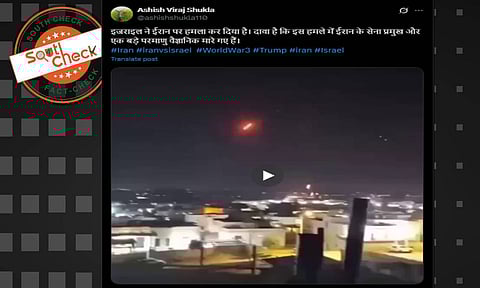 (Source: Social media screenshot)