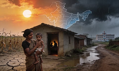 Climate change making India’s children 1.25 times more underweight, forcing home births: Study