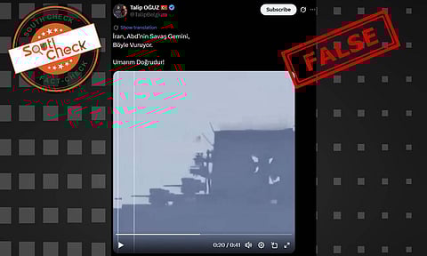 (Source: Social media screenshot)