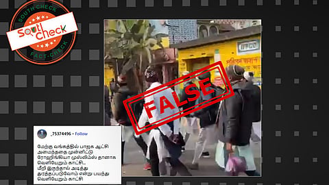 Fact Check: மேற்கு வங்கத்தில் திரிணாமுல் காங்கிரஸ் தொண்டர் போலியான காயங்களுடன் நாடகமாடியதாகப் பரவும் காணொலி? உண்மை அறிக