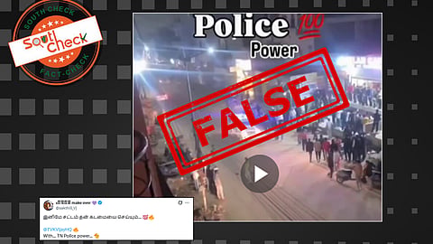 Fact Check: தவெக ஆட்சிக்கு பின் தமிழ்நாடு காவல்துறையின் செயல் என்று பரவும் காணொலி? உண்மை என்ன