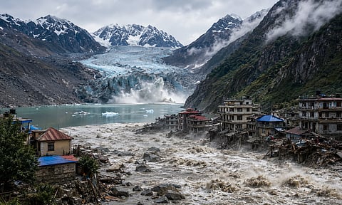 Explained: What is a GLOF and how did it turn into a devastating flood in Nepal?