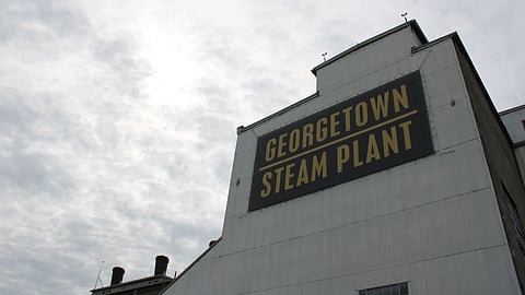 Georgetown Steam Plant exterior sign