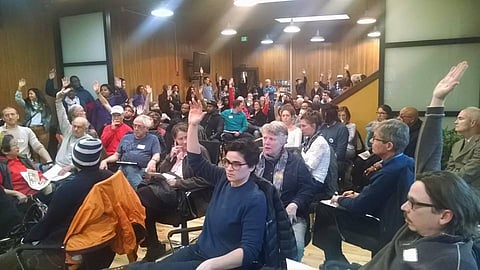 Free to Dissent: White Anti-Racist Group Upends County at Community Meeting