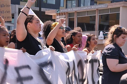 Marchers Take Rainier Avenue for Black Lives Matter Demonstration