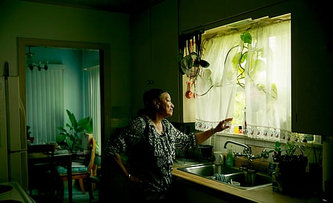 Pastor Patrinell Wright is photographed in her home in the Central District where she's lived for more than 40 years with her husband. She remembers when the neighborhood was mostly black, middle class neighborhood in the 1960s and early 1970s. Today less than a fifth of the population is black. "I miss my friends," she said.