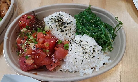 Komo mai e ai (Come in and Eat): Review Sam Choy's Poke to the Max In Hillman City