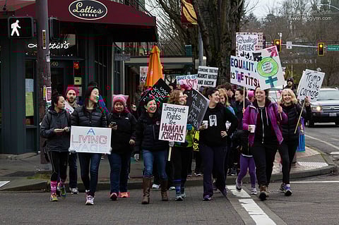 Hillman City Residents Organize Womxn's March Tributary