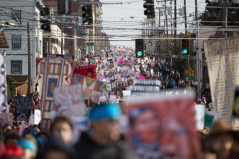 More Than 130,000 Join in Solidarity for Womxn's March