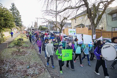 Orca Students March Against Hate, Honor King's Legacy