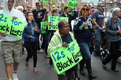 Supporters Stand for Sitting Bennett
