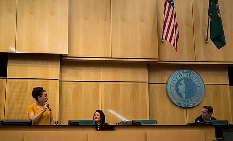 Tax on Large Businesses to Pay for Homeless Services Faces Debate at City Budget Hearing