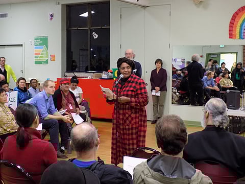 Beacon Hill Community Rallies to Denounce Esther "Little Dove" John's Displacement