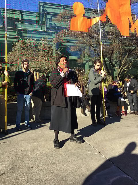 Organizers Rally for Beacon Hill Elder "Little Dove" John