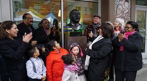 El Centro Unveils Bronze Bust of Martin Luther King Jr.