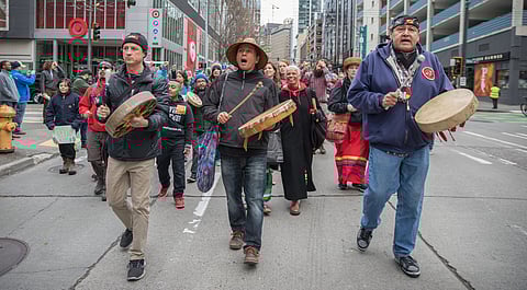 Indigenous Activists Lead Environmental Protests to 44 Area Branches of Chase Bank