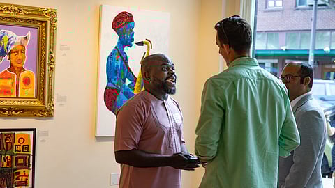 Framed in Harmony: Osa Elaiho mixes Faith, Family and Culture into Columbia City Gallery Exhibit