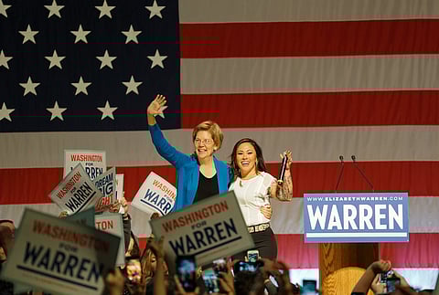 Warren Gets Warm Welcome, Intro by South Seattleite, Ahead of Washington Primary