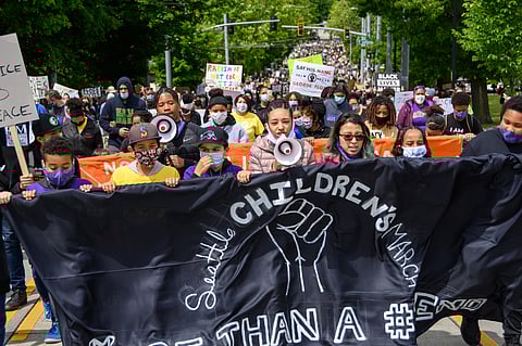 Seattle Children's March Evokes Legacy of Civil Rights Movement Youth