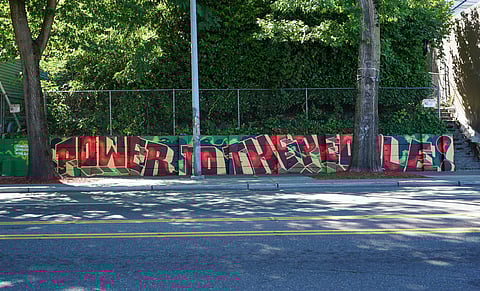 Mural on Rainier and Genesee Promotes Power to the People