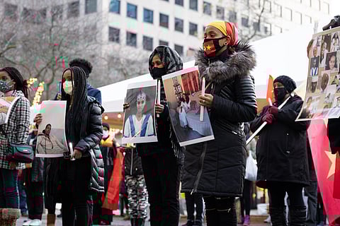 Tegaru Community Gather in Candlelight Vigil for People Killed in Ethiopian Civil War