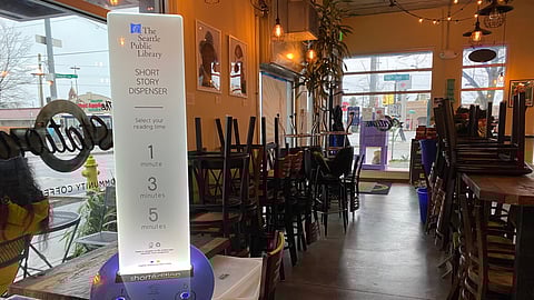 The Station Cafe Hosts Washington's First 'Short Story Dispenser' — and It's Free